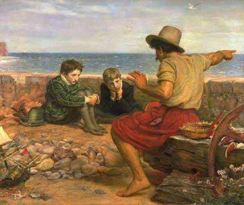 Sir John Everett Millais The Boyhood of Raleigh China oil painting art